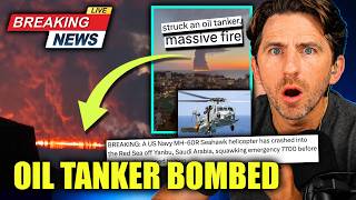 War Update- US Helicopter CRASHES In Red Sea & Russian Oil Tanker ATTACKED! TOTAL GLOBAL OIL CRISIS