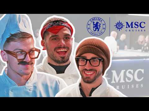 Chelsea Stars Surprise Guests at an MSC Cruises Chef’s Table 🚢💙