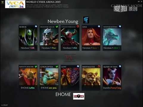 World Cyber Arena 2015 HighLights Dota 2 | Ehome Vs Newbee.Young - Game 1