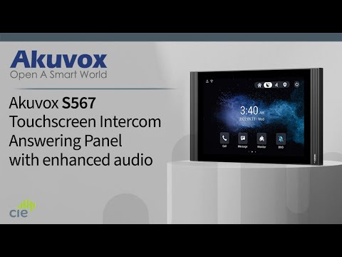 Akuvox S567: Touchscreen Intercom Answering Panel with enhanced audio