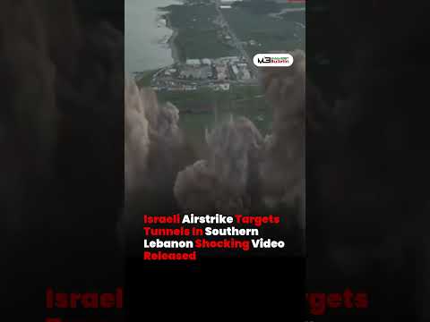 Israeli Airstrike Destroys Underground Tunnels in Lebanon, Dramatic Footage Sparks Global Concern