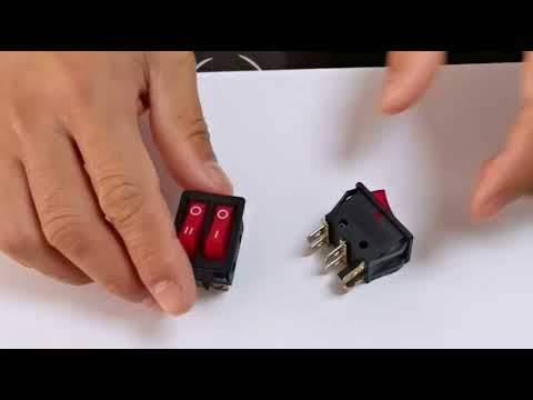 Dual Rocker Switch With Light With Double rocker button