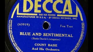 Count Basie & His Orchestra "Blue and Sentimental" Decca 1965 (1938) Lester Young