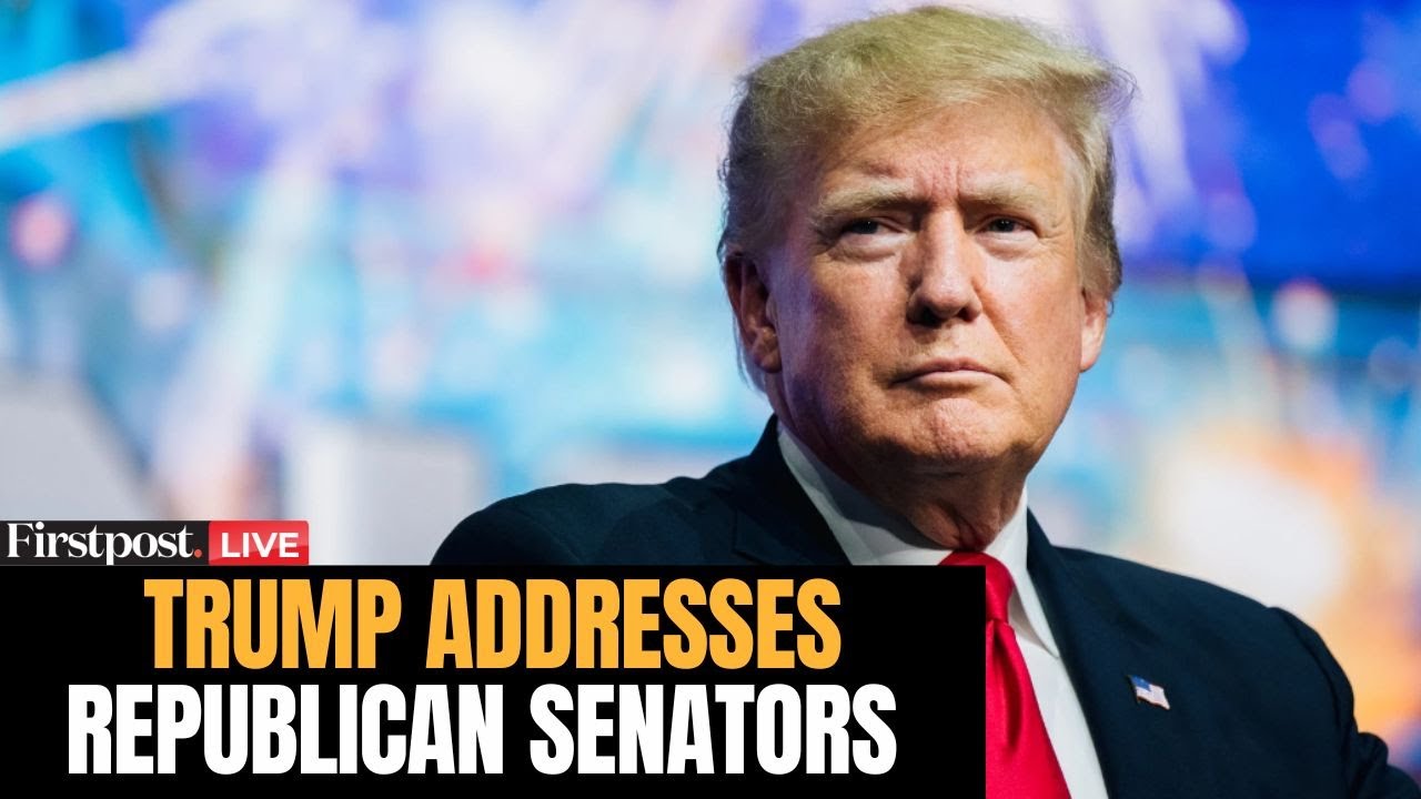 Trump LIVE: US President Donald Trump Addresses Republican Senators | U.S. Mayor Elections