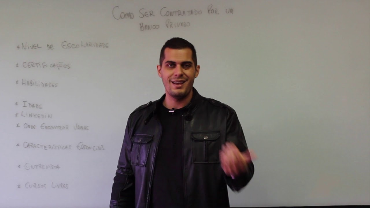COMO SER CONTRATADO POR UM BANCO - AULA COMPLETA