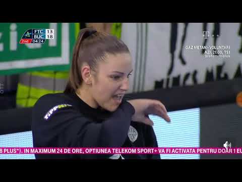 Ferencvaros - CSM Bucuresti away match second half CL 2018