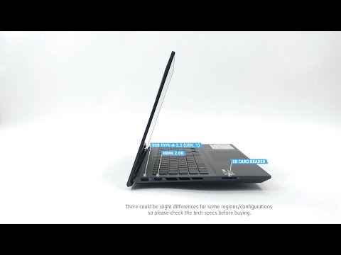 🔄 ASUS ZenBook Pro 15 OLED (UM535) - Ports info and 360º look