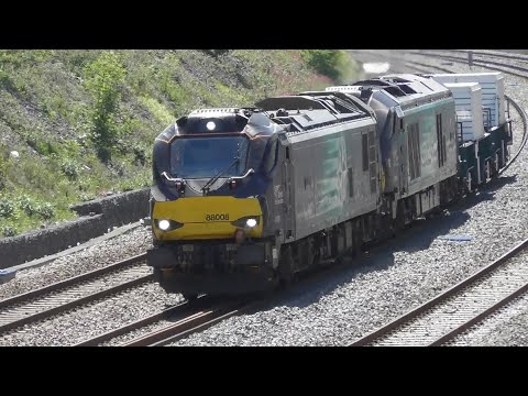 Class 68s & 88s on Bridgwater flasks , Bristol , May 2020