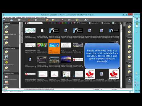 Mass tagging images with Fotostation  ODBC