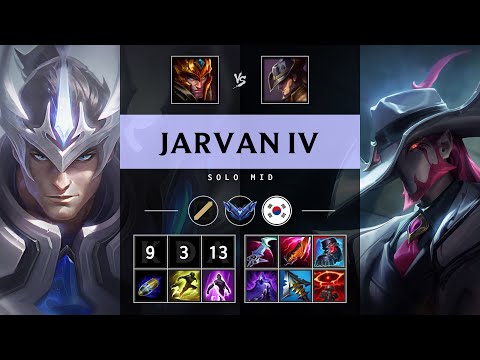 Jarvan IV Mid vs Twisted Fate - KR Diamond Patch 25.15