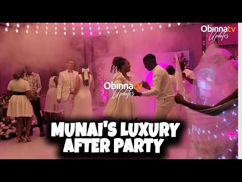 Oga Obinna hosts the Munai's afterparty at  Glee hotel after their royal wedding