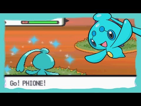 [LIVE] Shiny Phione after only 83 eggs in Pearl + Manaphy distribution cartridge showcase