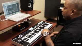 Video thumbnail for Samson Graphite 49 USB MIDI Keyboard Controller - fader by Gear4music Guitars