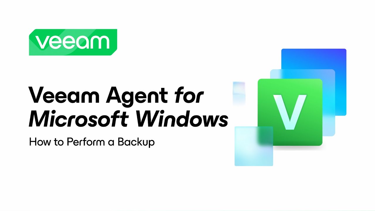 How to do a backup with Veeam Agent <em>for Windows</em> video