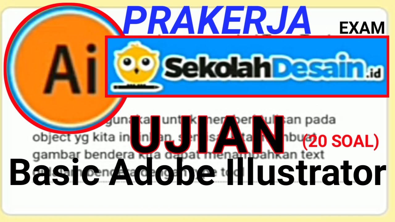 Basic Adobe Illustrator | Sekolah Desain