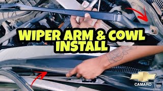 Wiper Arm and Cowl Removal / Install