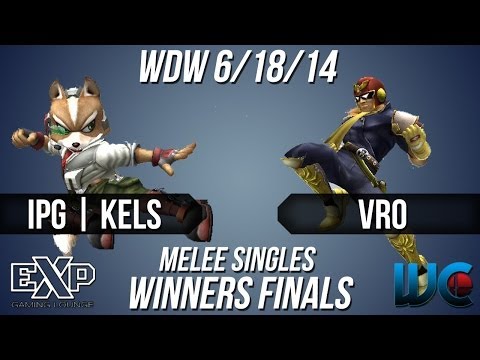 WDW 6/18/14 - Kels (Fox/Sheik/Falcon) vs. Vro (Marth/Falcon) Melee Singles Winners Finals