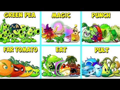 Random 9 Best Team Plants Battlez - Who Will Win? - PvZ 2 Team Plant VS Team Plant