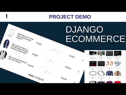 Django Ecommerce Website | Project Demo | Part 1 | Django Tutorial