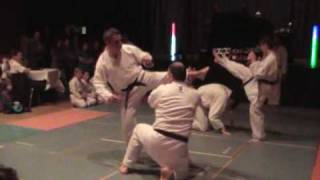 preview picture of video 'jsa karate saint astier telethon 2008'