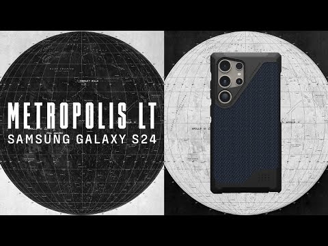 Чохол-накладка Urban Armor Gear Metropolis LT Pro для Samsung Galaxy S24 Ultra Kevlar Black (214420113940)