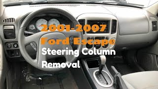 Ford Escape/steering column removal(nut and bolt) with installation instructions.