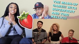 Couple Reacts : THE MASH-UP GAME (feat. Tori Kelly) by Superfruit Reaction!!!