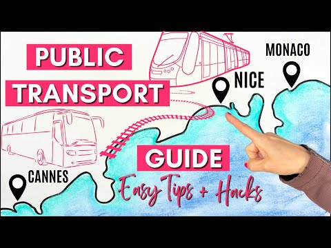 How to Use Public Transport in Nice France & on the French Riviera | Trams, Buses, Trains Explained