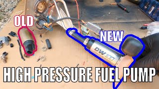 1996-2002 Toyota 4Runner Fuel Pump Install Replacement Dropping Fuel Tank New Fuel Filter