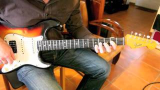 Video thumbnail for Fender Stratocaster L series 1965 PAF 1959 Komet Concorde by spiraless