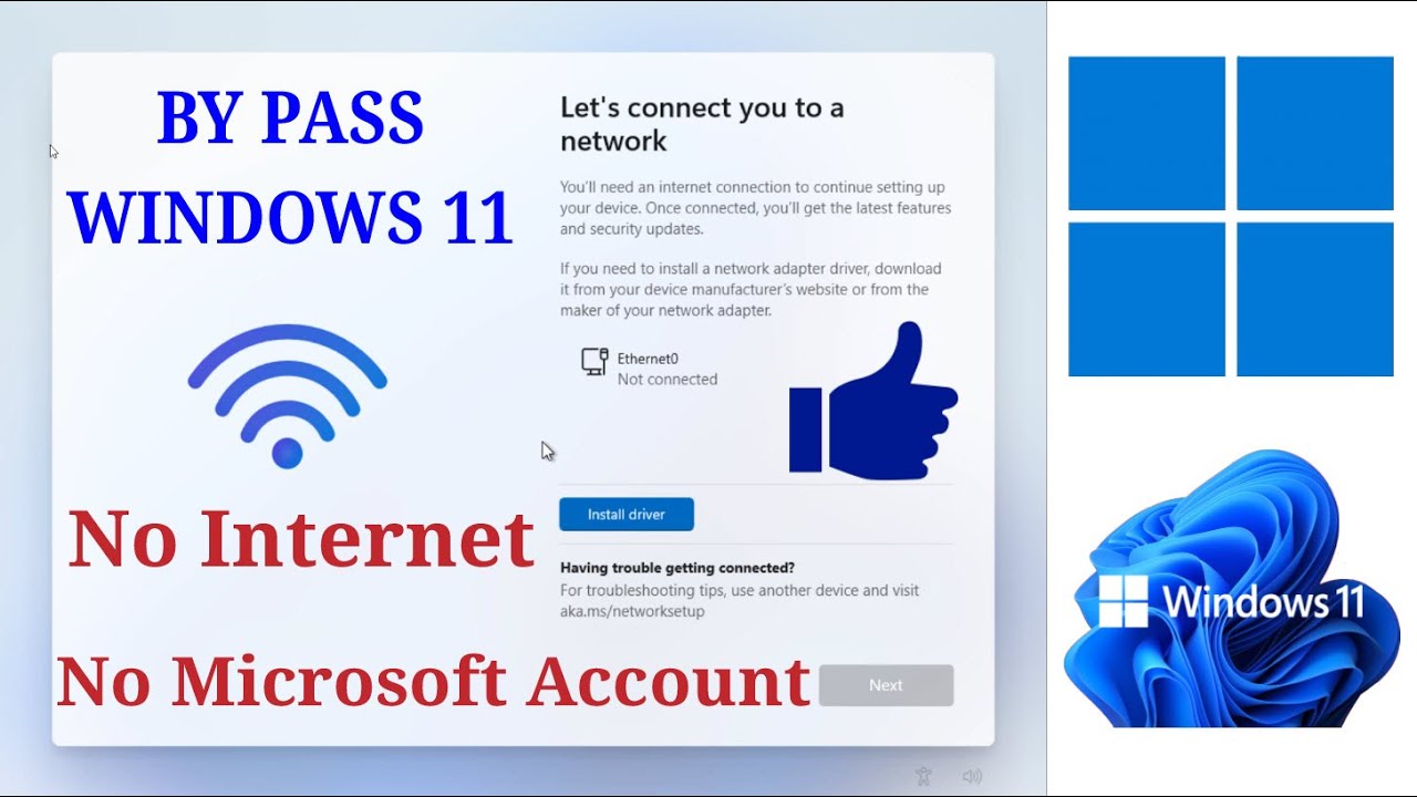 Bypass Microsoft Account Requirement in Windows 11  (100% Working)