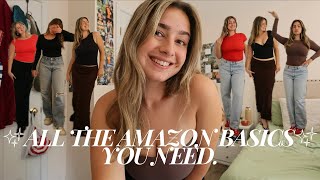 AMAZON BASICS/GOING OUT TOPS YOU NEED ~ try-on edition ~