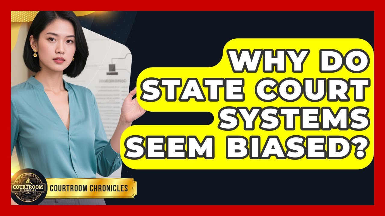 Why Do State Court Systems Seem Biased? - Courtroom Chronicles