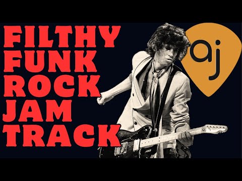 Filthy Dynamic Funk Rock Jam | Guitar Backing Track (C Mixo - Dorian / 130 BPM)
