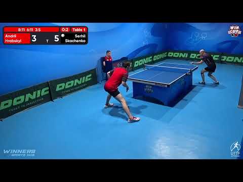 00:00 Andrii Hrabskyi 0 - 3 Serhii Skachenko West 5 WIN CUP 10.12.2022 | TABLE TENNIS WINCUP