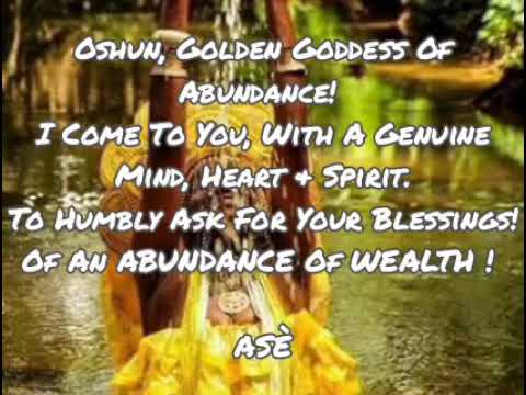 🌻Oshun | Golden Goddess of Abundance | PROSPERITY Mantra/Chant For WEALTH!!