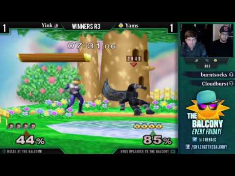 Melee @ the Balcony 79 - Winners R3 ft. Yamz (Sheik) VS Yink (Ganondorf)