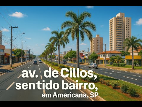 📍 Avenida De Cillo, sentido bairro, em Americana, SP