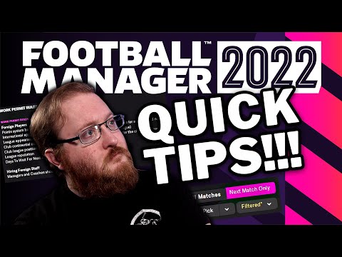 FM22 Tips! 5 Quick Tips for Football Manager 2022!