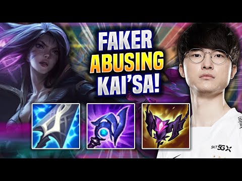FAKER ABUSING NEW META KAI'SA AP MID! - T1 Faker Plays Kai'sa Mid vs Irelia! | Season 2022