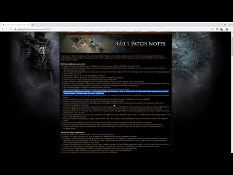 Path of Exile's 3.10.1 Patch - Some Thoughts
