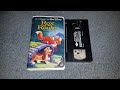 Opening Closing To The Fox And The Hound 1994 VHS French Canadian Copy
