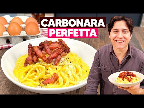 CARBONARA PERFETTA: la ricetta CREMOSA e 3 SEGRETI dello Chef Michele Ghedini 🇮🇹 🥓🍴