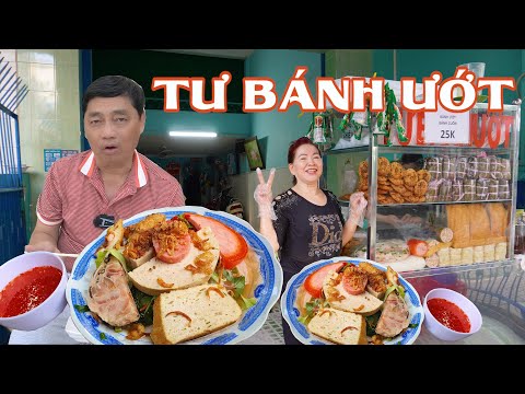 Ghé quán TƯ BÁNH ƯỚT ăn bánh ướt, bánh cuốn với đủ thứ loại thịt, chả, nem chua, giò thủ chất lượng