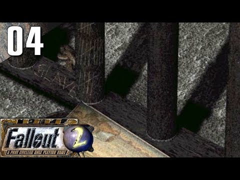 Fallout 2: 100% (Hard) Walkthrough Part 4 - The Den (No Commentary)