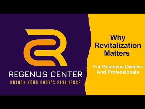 REVITALIZE YOUR BODY AT REGENUS CENTER