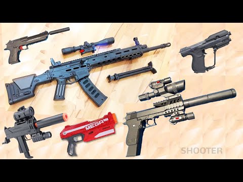 TOP 10 COOL Toy GUNS | Unboxing & How to Use Performance Accessories