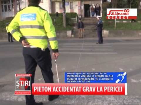 PIETON ACCIDENTAT GRAV LA PERICEI