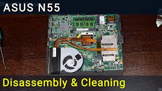 Video thumbnail for Asus N55 Disassembly, Fan Cleaning, and Thermal Paste Replacement Guide by How-FixIT