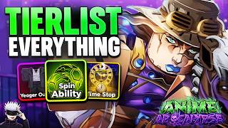 The COMPLETE Anime Apocalypse Tierlist - Abilities, Gadget, Pets & More